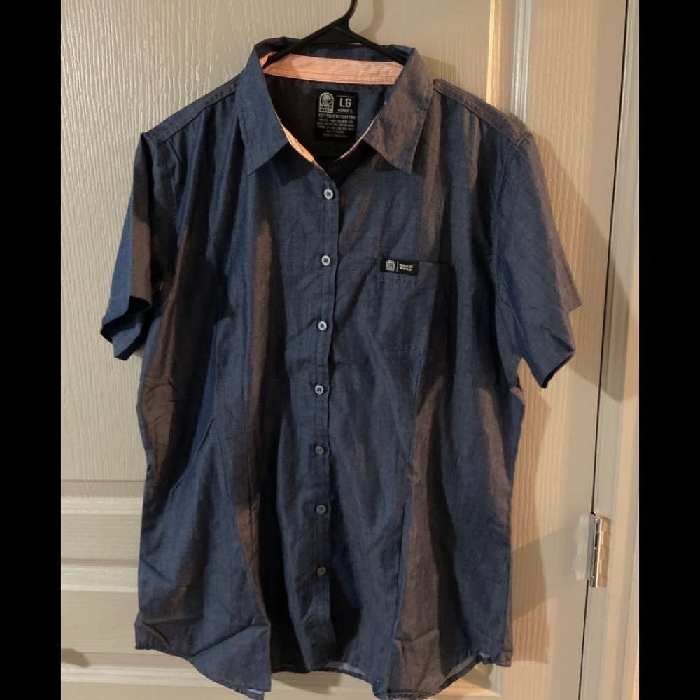 Taco Bell l Women's Denim Button Up Shirt